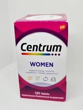 NEW UNOPENED Centrum Women's Multivitamin Tablets - 120 ct EXP DATE 12/25