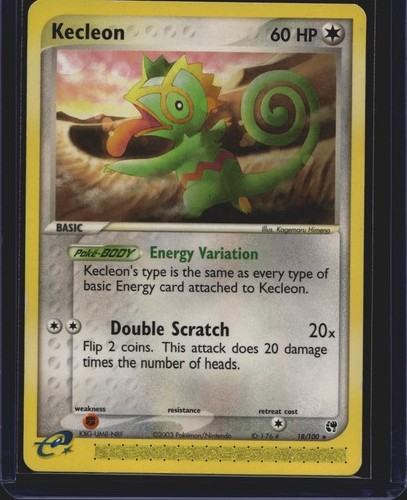 Pokémon TCG EX Sandstorm Kecleon 18/100 MP/HP