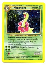 Meganium 11/111 Rare Neo Genesis Pokemon Unlimited Holo (SWIRL) Near Mint on eBay