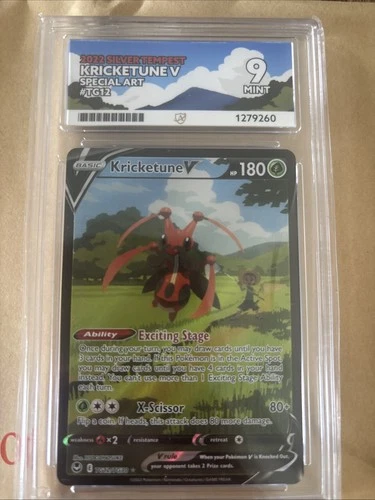 Kricketune V TG12/TG30 ACE graded card