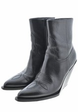 CELINE Boots Black EU38 Approx. 24.5cm 2200602793579