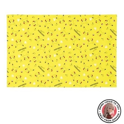 Skater Large Placemat 40cm (width) x 60cm (depth) Pokemon Pikachu Face 25 LTM1-A