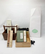 Mulberry Charcoal Box Feather Whisk Copper Fire Tongs Accessories 8-Piece Set