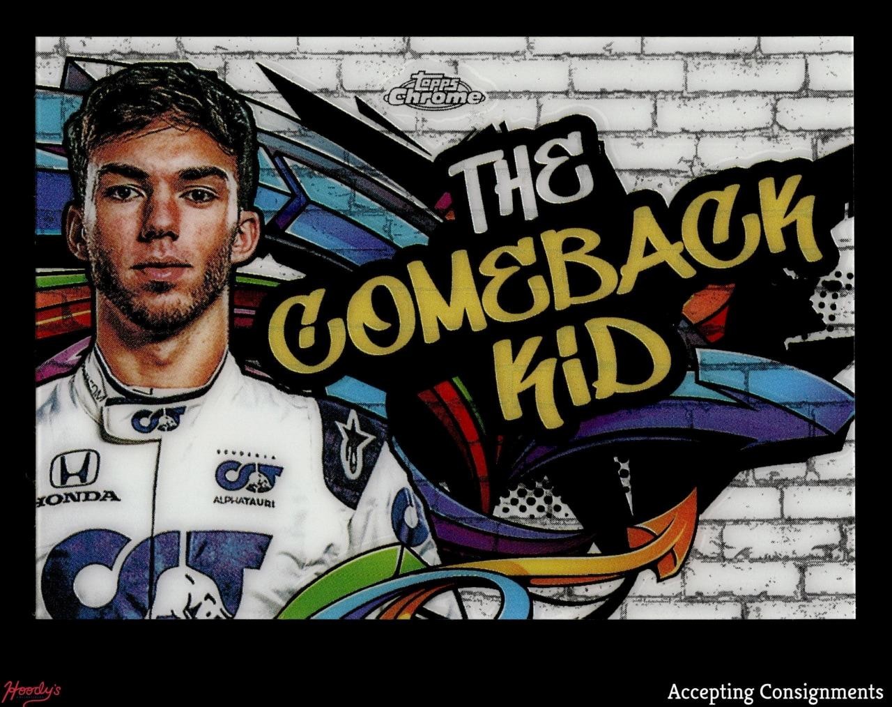 2020 Topps Chrome F1 Track Tags #TT8 Pierre Gasly