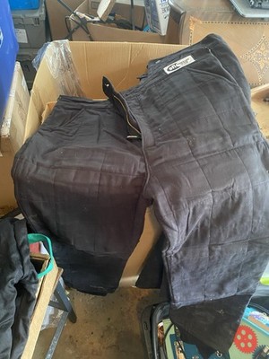G-FORCE Racing X-LargeBlack Suit Pants Two-Layer Fire Retardant SFI 3.2A/5 Rated
