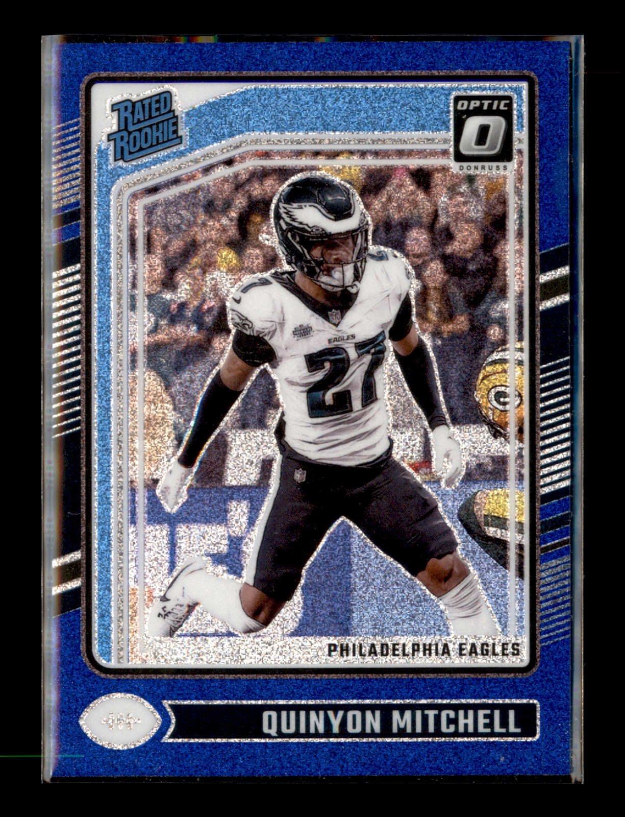Quinyon Mitchell Blue Glitter - 2024 Donruss Optic #282 RC