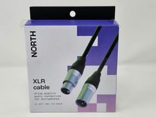 North XLR Microphone MIC 3-Pin Male To Female Cable Cord Connector