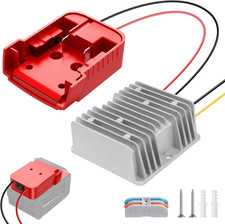 DC Power Aadpter for Milwaukee M18 Battery 18V to 12V Step down Voltage Converte