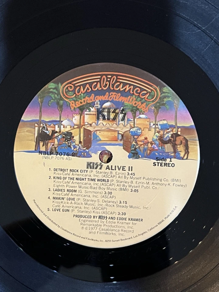 Kiss - Alive II - Vinyl X2 Lp - 1977 - Casablanca NBLP-7076-2 - Gatefold VG, G+ - Image 2 of 3