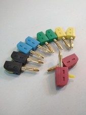 10 Stück 4mm Bananenstecker Schnellverbinder 32A mehrfarbig Schnellversand