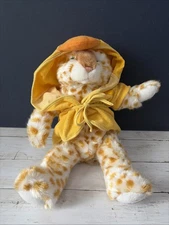 Wacky Bear Factory Cat Leopard Soft Plush Stuffed Animal  Orange White See Pics