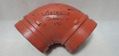 90 Degree Groove End Elbow 3'' 400 PSI / 28 BAR