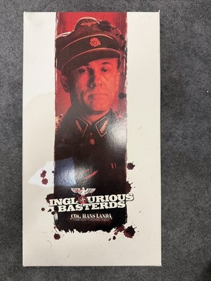 Hot Toys MMS 134 Inglourious Basterds Hans Landa Christoph Waltz Figure NEW