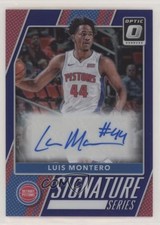 2017-18 Panini Donruss Optic Signature Series Purple Prizm Luis Montero Auto kx2