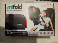 Mifold Grab-And-Go Compact Car Booster Portable Seat, Travel Seat