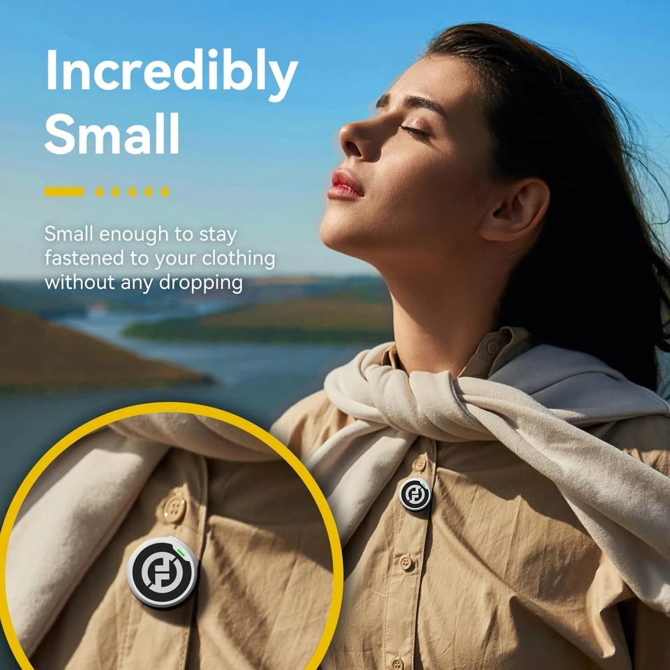 Compact Lark M2 Wireless Microphone - Crystal Clear Sound, Instant Pairing - Image 4 of 4