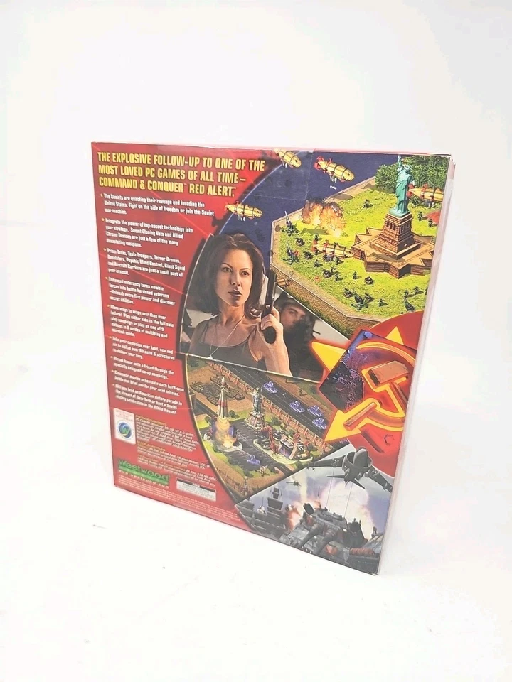Command & Conquer: Red Alert 2 (PC, 2000) Twin Towers - Big Box - New Sealed - Image 2 of 4