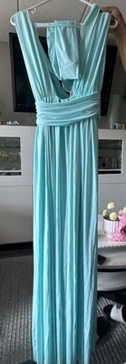Splash boutique, Vestido Poly Na Cor Verde Aqua