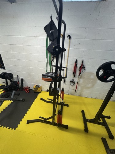 Adjustable Steel Pull Up Bar Station Stand, Black, Home Gym Training Use