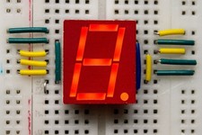 Siemens HA1181O Litronix HD1181O 1-Digit LED 7-Segment Display Orange NOS