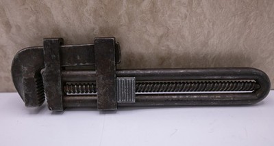 1920s Evan's Pat'd Zip Grip L.A. Calif. CA Adjustable Pipe Wrench 7.5'' 1.25'' Jaw