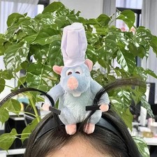 Ratatouille Hairband New Cartoon Plush Doll Headband French Wide-brimmed Girl