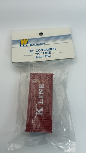 Contenedor de 20 pies HO Walthers línea K 9331752 | Zustand: New