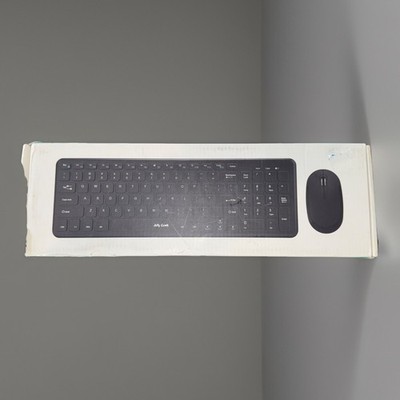 Rare Jelly Comb KS27-2 2.4G Wireless Keyboard Mouse Combo Cool Blue USB PC Mac