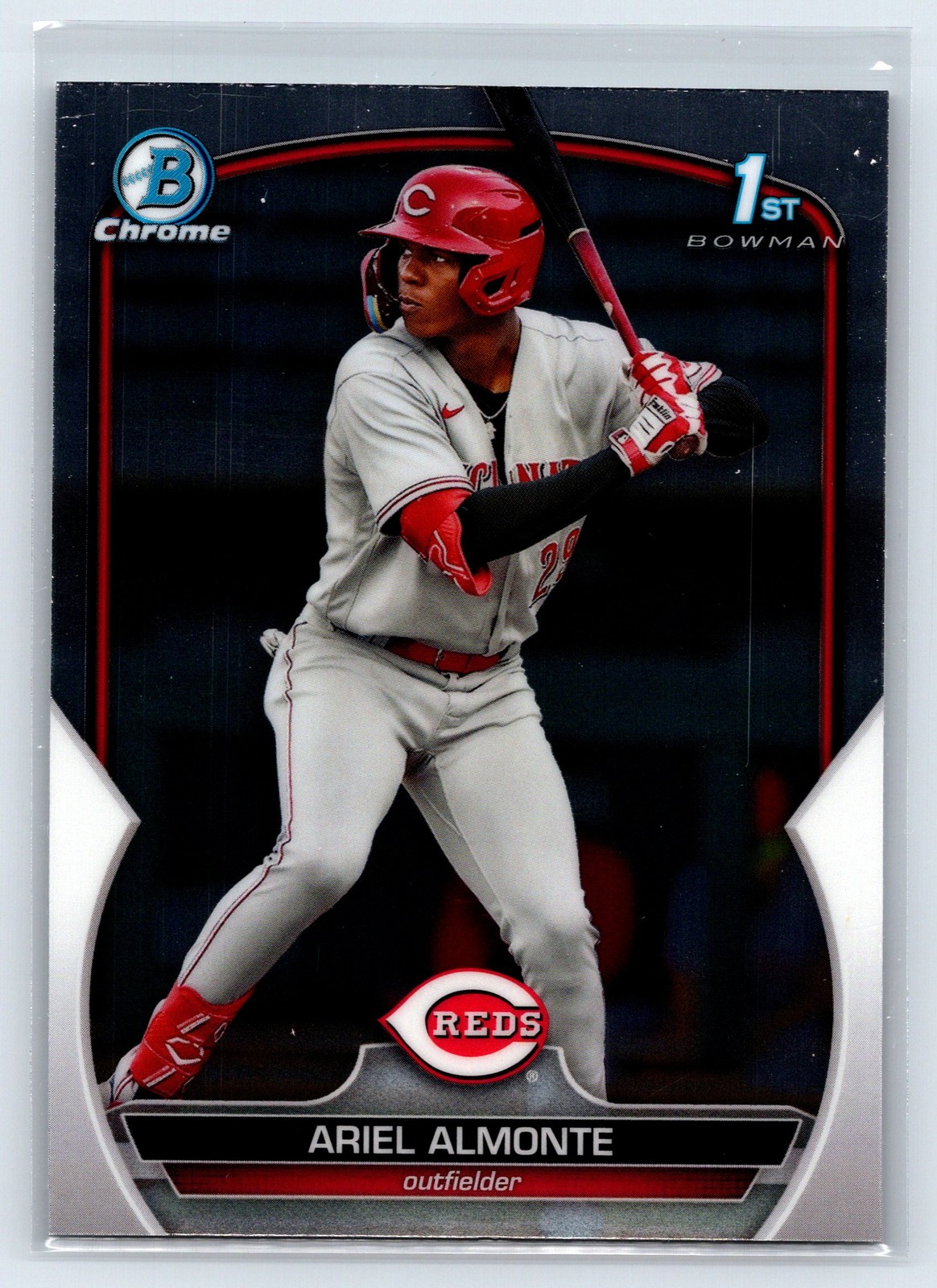 2023 Bowman Ariel Almonte Chrome Prospects 1st #BCP-78 Cincinnati Reds
