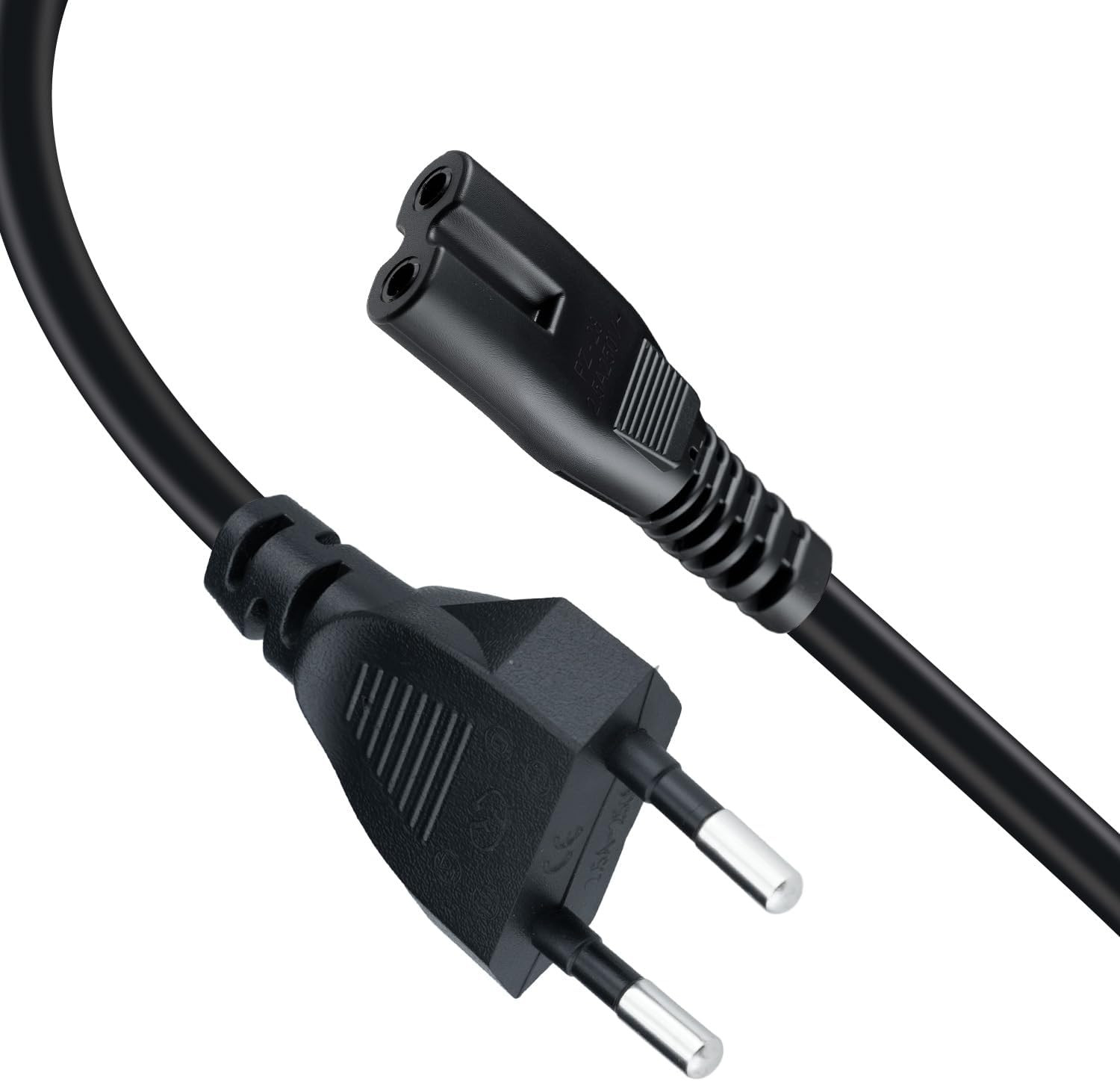Cavo Di Alimentazione C7 Con 2 Poli Spina Euro per PS5, PS4, PS3, Xbox Series X/