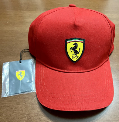 Ferrari Scuderie Red Baseball Cap Neu Mütze Mit Echtheits-Hologramm