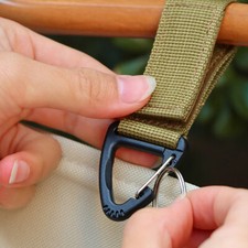 Outdoor Tactical Carabiner Key Clip Accessory Multifunctional Nylon Belt Buckle