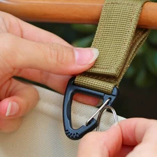 Outdoor Tactical Carabiner Key Clip Accessory Multifunctional Nylon Belt Buckle