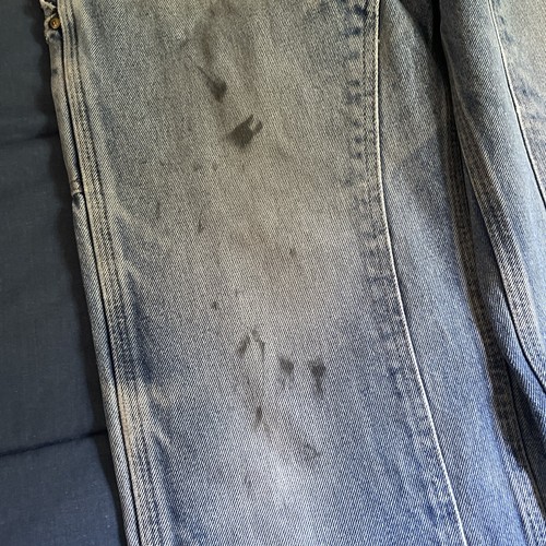 Vintage 00’s 32x28 Carhartt Double Knee Light Wash Jeans - Bild 5 von 10