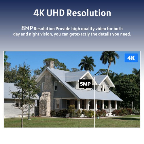 HIKVISION HILOOK COLORVU 4K CCTV SYSTEM UHD 4CH 8CH 16CH 8MP DVR KIT 8MP CAMERA - Picture 7 of 30