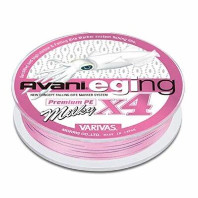 VARIVAS VARIVAS Avani Eging Premium PE X4 Milky 150m #0.6 10lb New