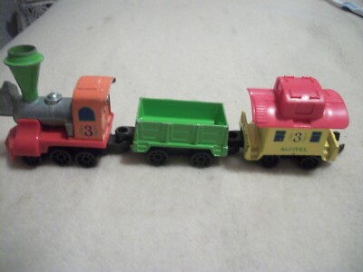 Vintage Mattel First Wheels Railroad Train Play Set Pieces 1980