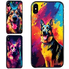 Non slip Case delightful German Shepherd For iPhone SE4 16E XS XR Max 6 7 8 Plus