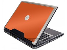 ORANGE Vinyl Lid Skin Cover Decal fits Dell Precision M90 M6300 Laptop