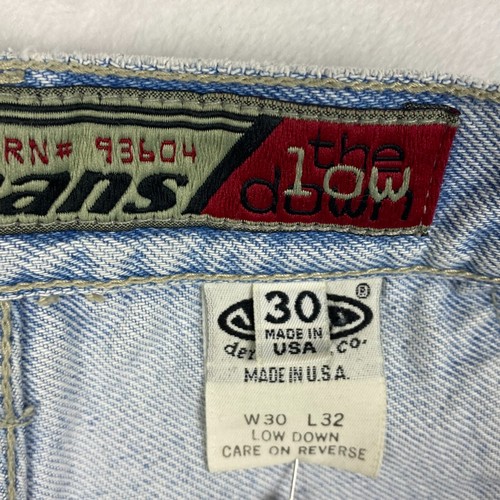 Vintage JNCO Jeans 90s Mens Size W30 L32 Low Down 169 Baggy Pockets Made In USA - Picture 13 of 15