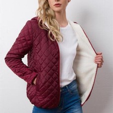 Chaqueta De Invierno Frio Nieve Para Mujer Gruesa Con Capucha Chamarras Nueva