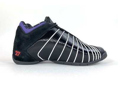adidas TMAC 3 Restomod Raptors Black Purple Basketball Shoes  display picture 2