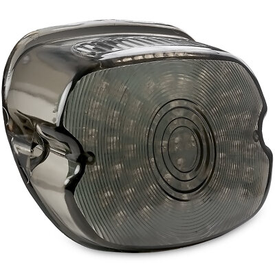 Smoke LED Tail Light Brake Turn Signals For Harley Dyna Super Glide Wide Glide