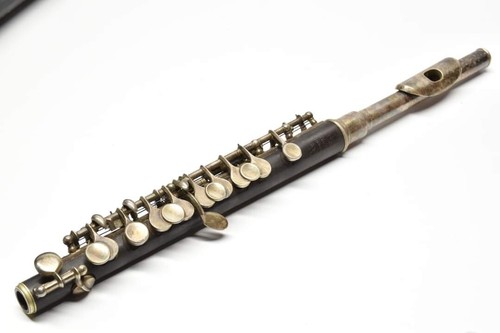 Rare Antique Handmade G. Gemeinhardt Markneukirchen Grenadilla Wood Piccolo - Picture 2 of 18