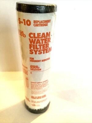 S-10 Aqua Guard Water Filter Set of 1 Carbon and 1 Sediment 10  x 2.5  Aquaboon