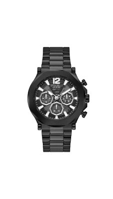 GUESS Black Cut-Through Multifunction Watch