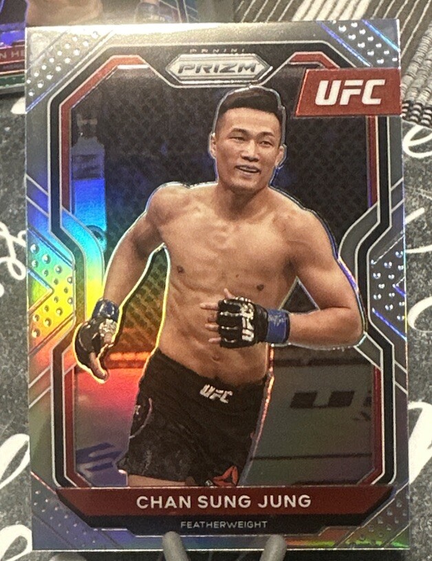 2021 PANINI PRIZM UFC SILVER PARALLEL KOREAN ZOMBIE CHAN SUNG JUNG NO. 78