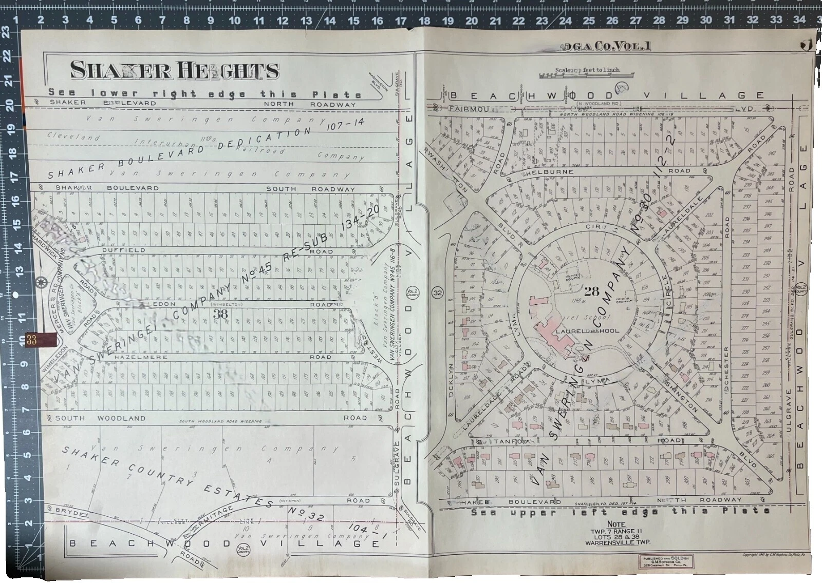 1940-1949 Date Range Antique School Maps