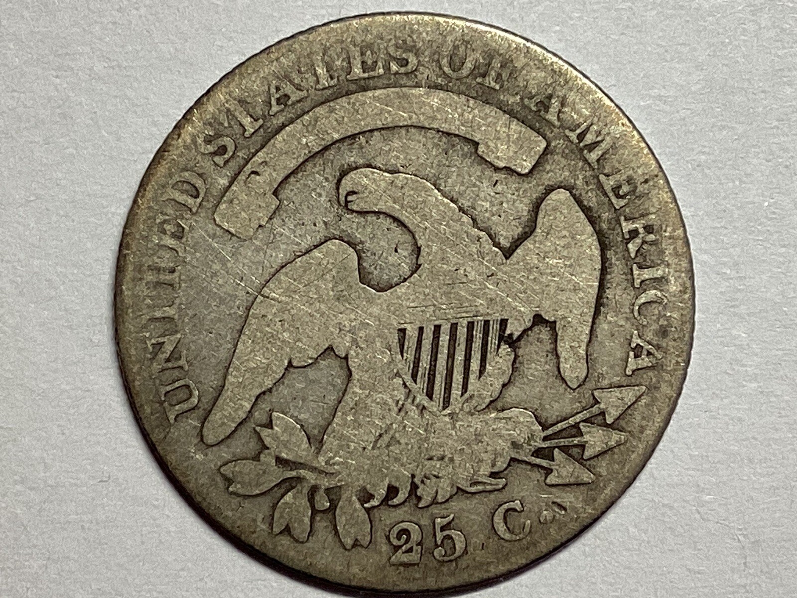 1821 Capped Bust Quarter GVG Mintage Of 216,851! eBay