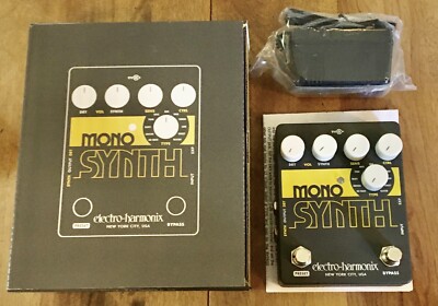 Electro Harmonix Mono Synth Guitar Synthesizer  Effects Pedal - EHX